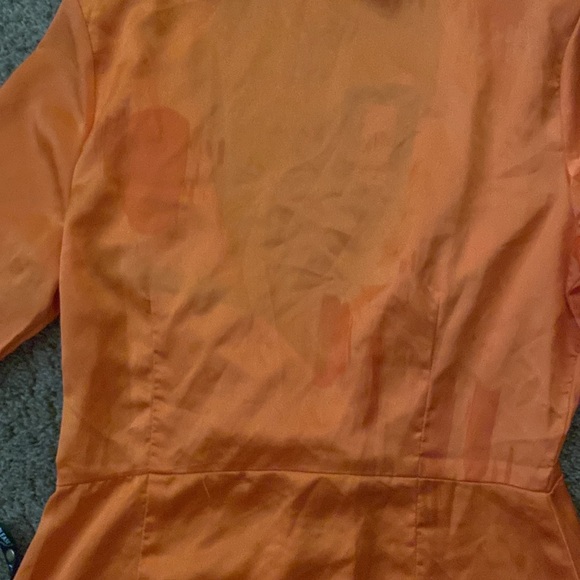 PrettyLittleThing | NWT Orange Silky-Like Dress *Read Description* - Picture 9 of 11